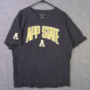 Appalachian State Mountaineers Shirt Mens XL Black NCAA Football Champion Tee